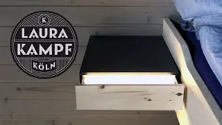 Night-Light-Table (nightstand with automatic light switch)