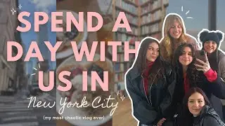 BOOK BESTIES in NYC 📖💫 my most chaotic vlog ever, jellycat exchange, barnes & noble, raising cane's