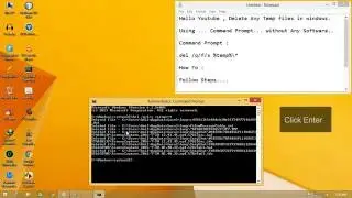 Delete Temp Files Using cmd Clean Temp files With Command