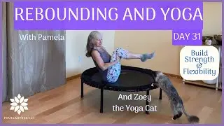 Get Stronger And More Flexible With Rebounding And Yoga - Day 31 #reboundingfitness
