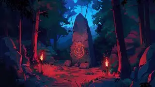 Horror fantasy music for Inspiration - Animated background - Ancient ritual
