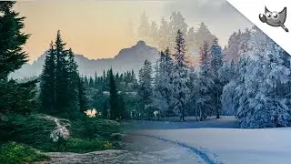 How to merge two images in GIMP