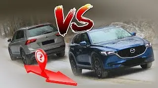 Mazda CX-5 VS Volkswagen Tiguan – Tug of War