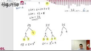 Find LCM and HCF using prime factorization