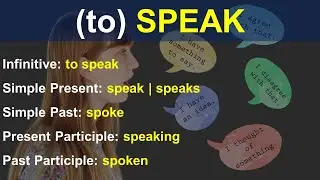 (to) SPEAK | Irregular Verb