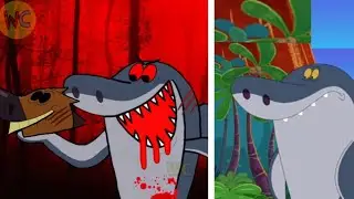 Zig And Sharko Horror Version Art 2022 | bhoot | zig e sharko | zig & sharko | zig und sharko | WC