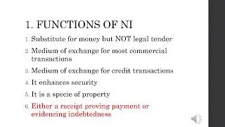 NEGOTIABLE INSTRUMENTS LAW LECTURE 1