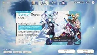 30 pull on Eula rerun banner (F2p) | Genshin Impact
