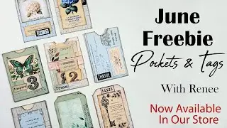June Freebie   Pockets & Tags   With Renee
