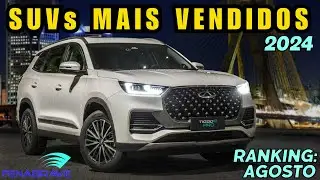 SUVs mais vendidos em AGOSTO 2024!