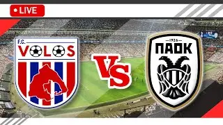 🔴Volos NFC vs PAOK Saloniki LIVE Match Score Streaming Full HD |  Greek Cup 2024