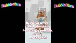 welcome to my roblox YouTube channel!