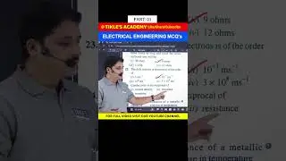 ELECTICAL ENGINEERING OBJECTIVE QUESTIONS (MCQ) PART 21 #shorts #electricalengineering