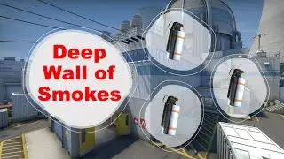 Nuke Deep Wall of Smokes | New Meta? | CSGO Setup