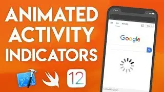 Swift 4.2 Xcode Tutorial - Web View Activity Indicators Part 2 - iOS 12 Geeky Lemon Development