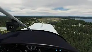 P3dv5 HF1 socata Rallye landing at bar harbor