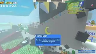 Roblox - Bee Swarm Simulator - Starting Science Bear's Beesmas Lights.  Beesmas 2022.