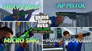 GTA Online | The Contract DLC | How to Unlock All Hidden Gun Skins