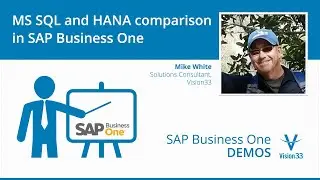 SAP Business One   MS SQL and HANA comparison