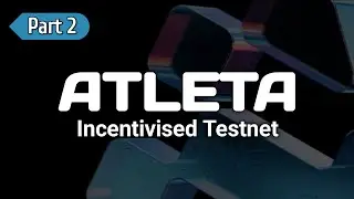 Atleta Incentivised Testnet Tutorial - Part Two #atletatestnet #atletatestnetguide