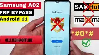 FRP de Samsung A02 A02/FRP Bypass A02 em 2 minutos usando o PC