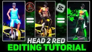 How To Make Glow Like @HEAD-TO-RED In CapCut || Rainbow Glow Editing Tutorial In CapCut🔥