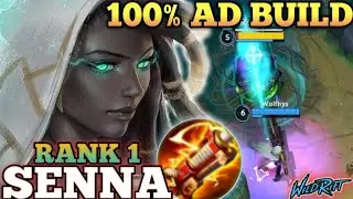 SENNA NEW META BUILD ABUSE! ANNOYING SUPPORT KILLER - TOP 1 GLOBAL SENNA BY Wolfhys - WILD RIFT
