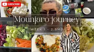 Mounjaro Journey Week 1: Starting at 2.5mg | My First Week Experience & What I Ate