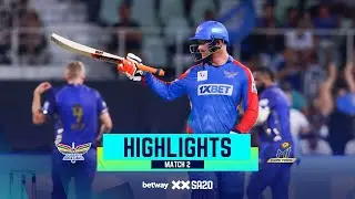 Betway SA 20 Match 2 | Durban's Super Giants v MI Cape Town | 11 January 2024