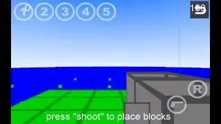 Placing blocks in FPS Maker Android part 1(Minecraft like game)