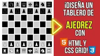 ¡Crea un tablero de ajedrez con HMTL5 y CCS3 Grid!