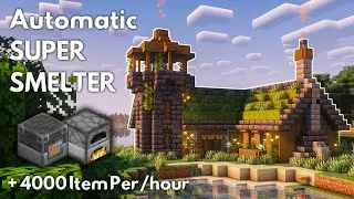 Minecraft SUPER SMELTER Tutorial [1.21] - MINECRAFT TUTORIAL