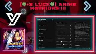 Best  Anime Warriors 3 Simulator Script | Boost System + Swap System +Many Features|FREE