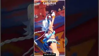 Качина Vs Муалани ( Часть 1 ) Genshin Impact  ( Кто Займёт Место Среди Победителей ) [ 4K ] #Shorts