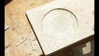 Cómo hacer hoyo ciego en madera/Cómo hacer círculo en madera/Cómo calar círculo / Blind Hole