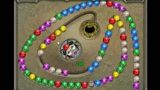 Zuma Deluxe - Stage 10 : Secret Shrine of Zuma - Adventure Mode