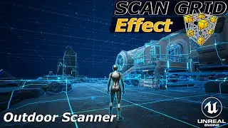 02 Scan environment with sounds, niagara, and material in a component on Unreal Engine 5