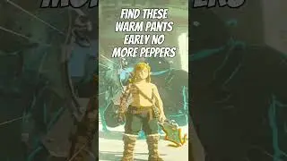 Zelda Totk Warm Clothes Early in the game #Shorts