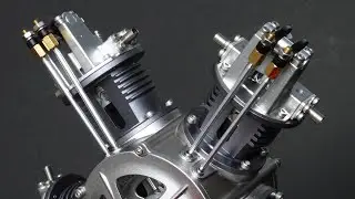 Radial engine Stirlingkit - stavba krok za krokem