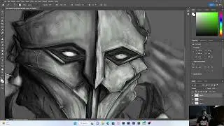 Concept Art Time-lapse: Ghost Rider of Sparta Part 1/4
