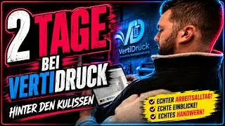 Ich begleite Alex von Verti Druck bei der Arbeit