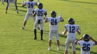 Colin tackling on opening kickoff