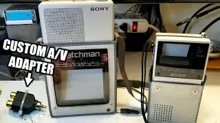Sony Watchman FD-40A ("Flat" CRT from 1985)