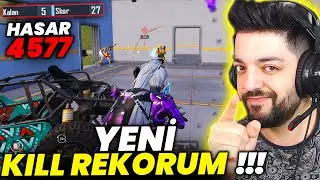 YENİ KİLL REKORUM !! 4577 HASAR ONE MAN SQUAD - PUBG Mobile