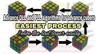 Advance OLL and PLL tutorial for advance cubers | Easiest way to solve OLL and PLL |