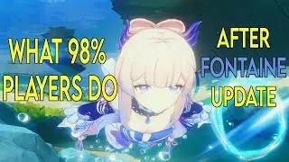 What 98% Genshin Players Do 0,1 Second After Fontaine Update