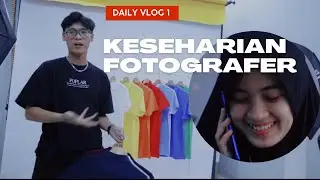 Vlog fotografer di tempat kerja 📸