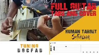 Six Feet Under- Human Target- Guitar Cover | Screen TAB
