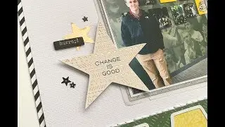 Scrap the Challenge #51: Masculine Layout