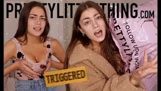 A Fatty £400 PrettyLittleThing Haul........ oh girl I wasn't ready ad | Flossie